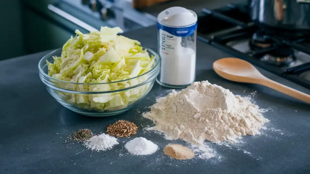 ngredients for cabbage bread recipe