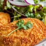 Crispy Beef Milanesa Recipe with Lime and Salad