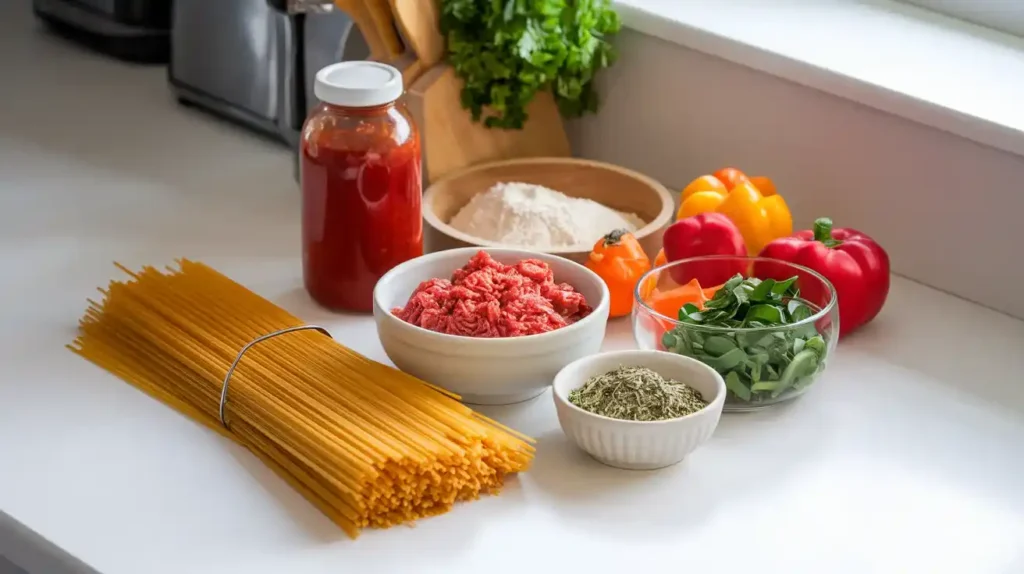 Crock Pot Spaghetti Recipe Ingredients