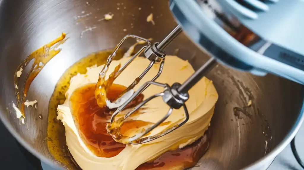 Step-by-step cinnamon honey butter preparation.