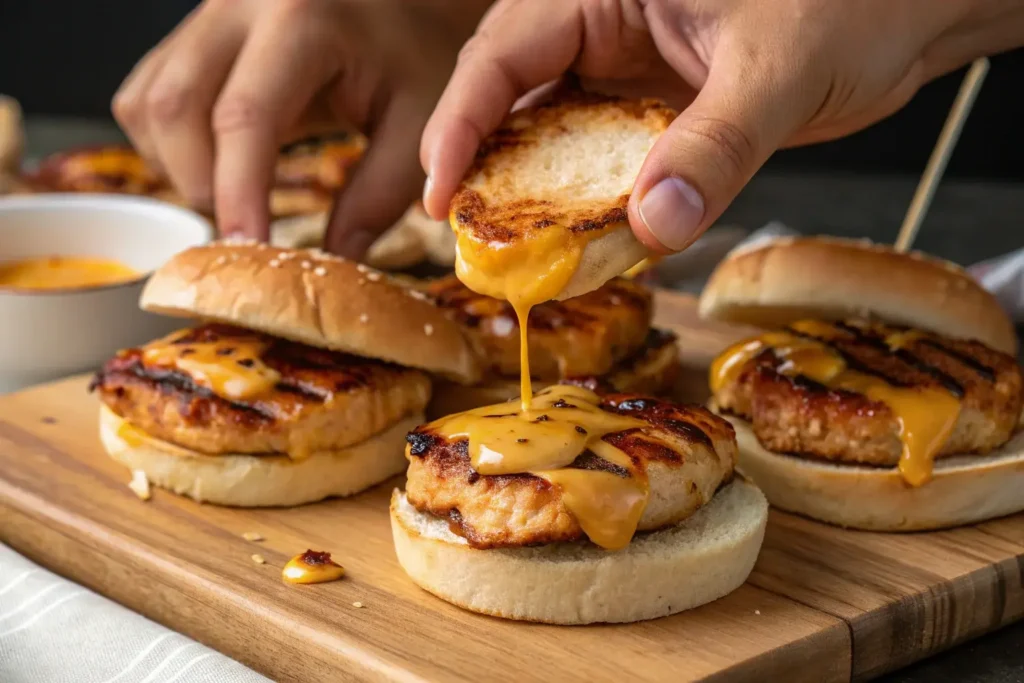 How to make chicken sliders step by step