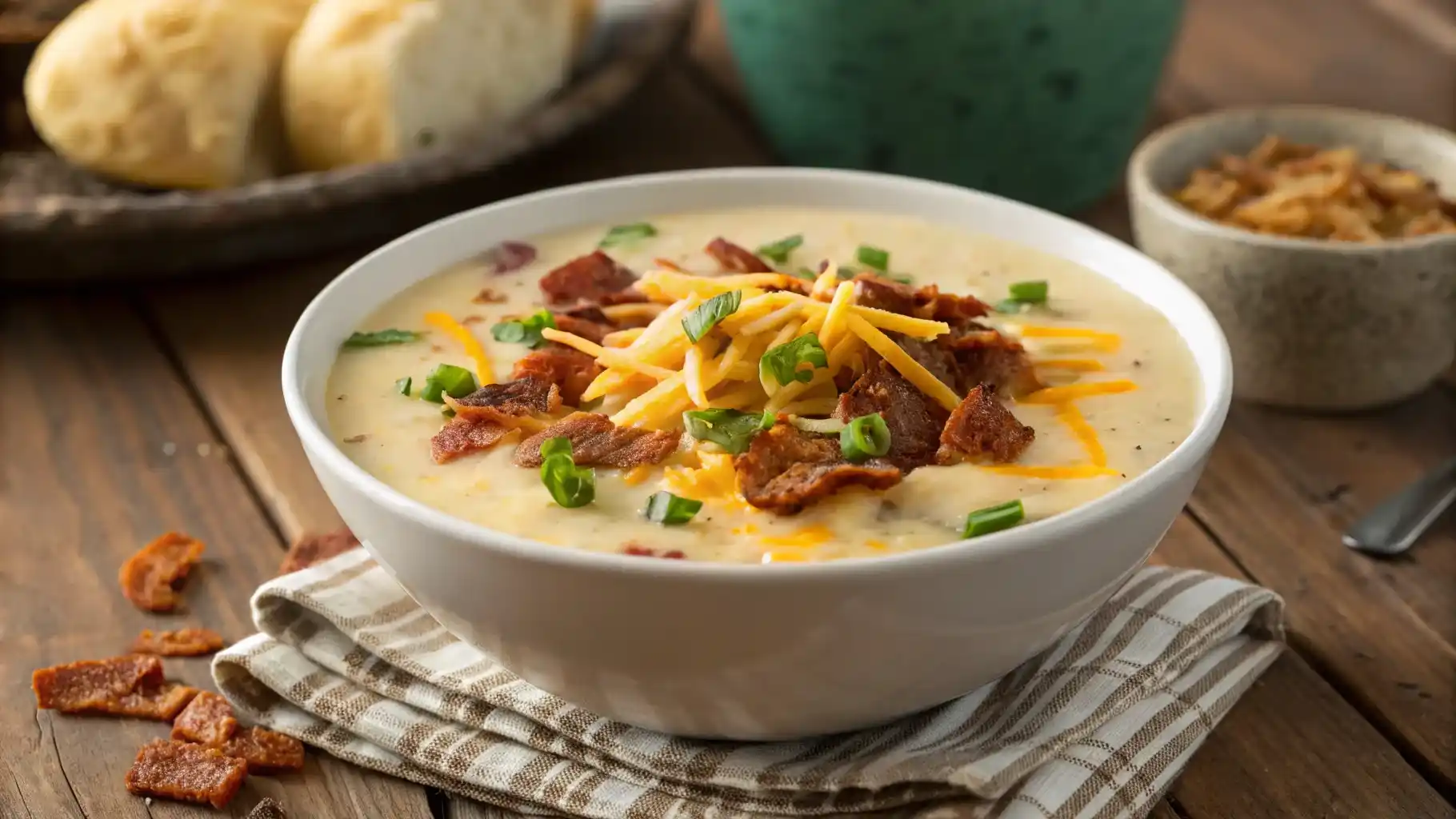 Best potato soup recipe with hash browns – creamy & delicious.